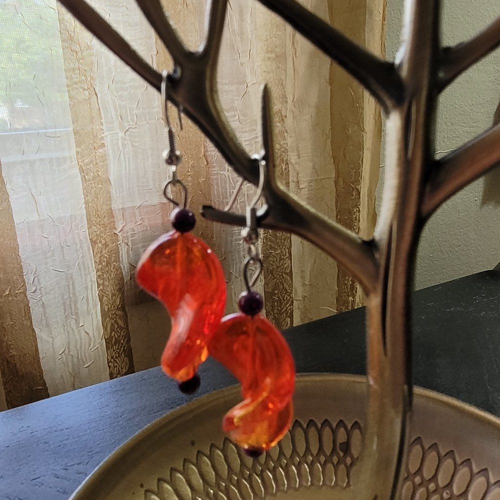 Handmade Glass Earrings
